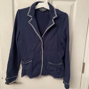 Lands End Girls Navy Blazer Jacket 14